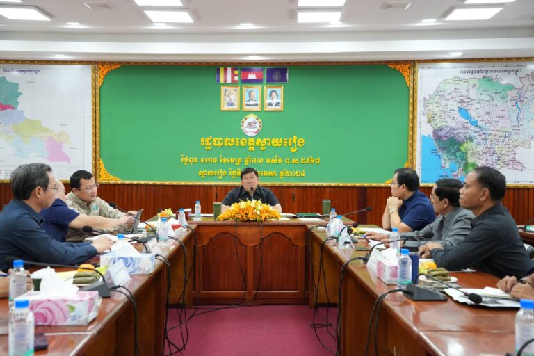 ក្រសួងរៀបចំដែនដី នគរូបនីយកម្ម និងសំណង់ បានដឹកនាំកំណត់ការទទួលខុសត្រូវរបស់អាជ្ញាធរដែនដី និងក្រសួងស្ថាប័នពាក់ព័ន្ធ ក្នុងការប្រើប្រាស់អាងទឹកបាធូ អាងទឹកដូនទយ និងអាងទឹកផ្សេងៗទៀតក្នុងភូមិសាស្ត្រខេត្តស្វាយរៀង