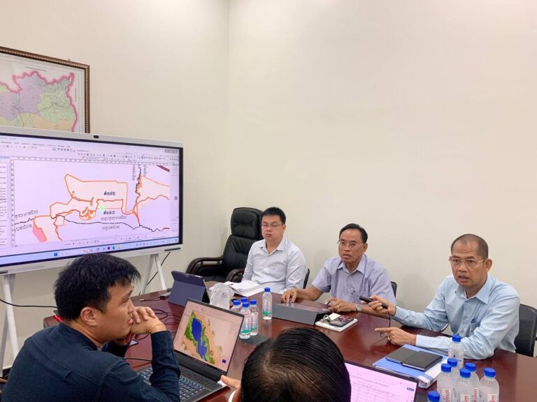 កិច្ចប្រជុំពិនិត្យផ្ទៀងផ្ទាត់ទិន្នន័យផែនទីតំបន់បឹងទន្លេសាប