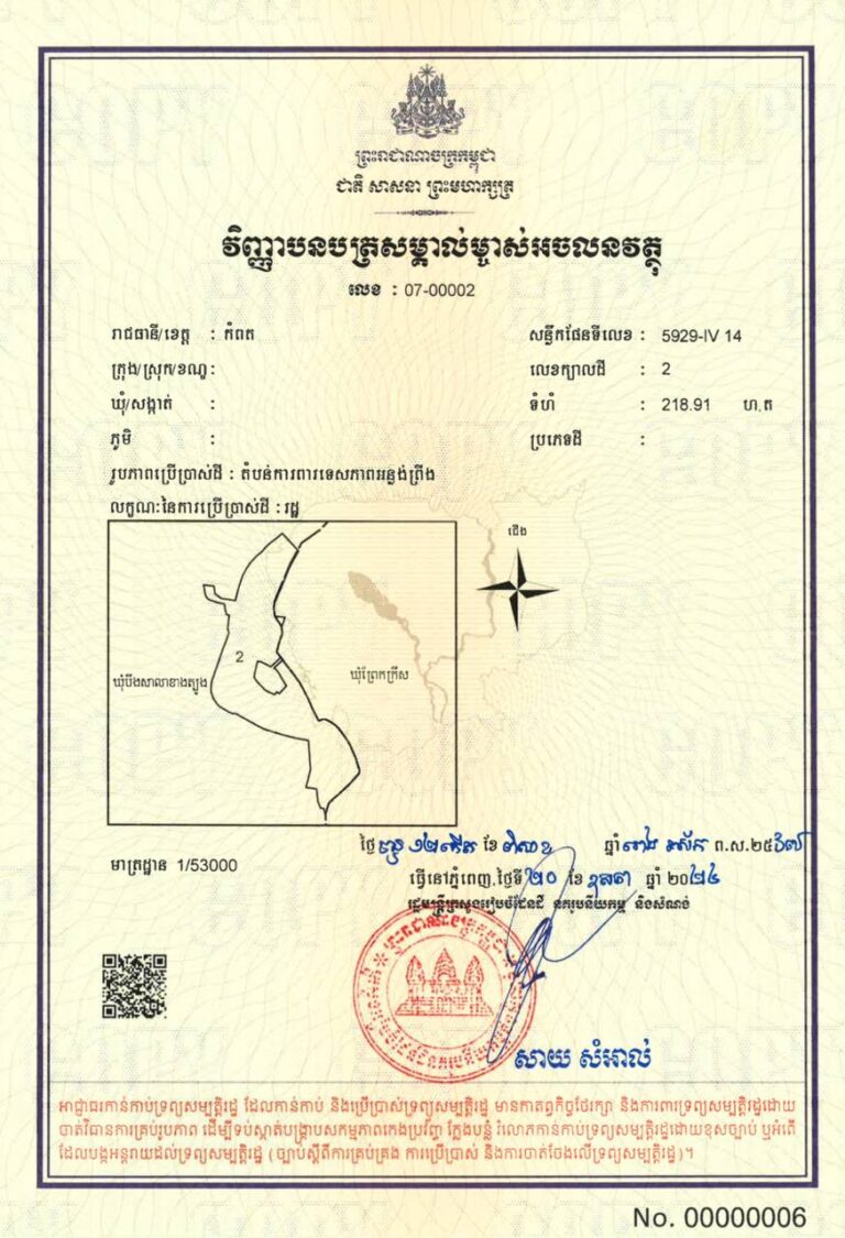 តំបន់ការពារទេសភាព អន្លង់ព្រីង ស្ថិតក្នុងខេត្តកំពត មានទំហំ ២១៨.៩១ ហិកតា ត្រូវបានចុះបញ្ជីជាដីសាធារណៈរបស់រដ្ឋ
